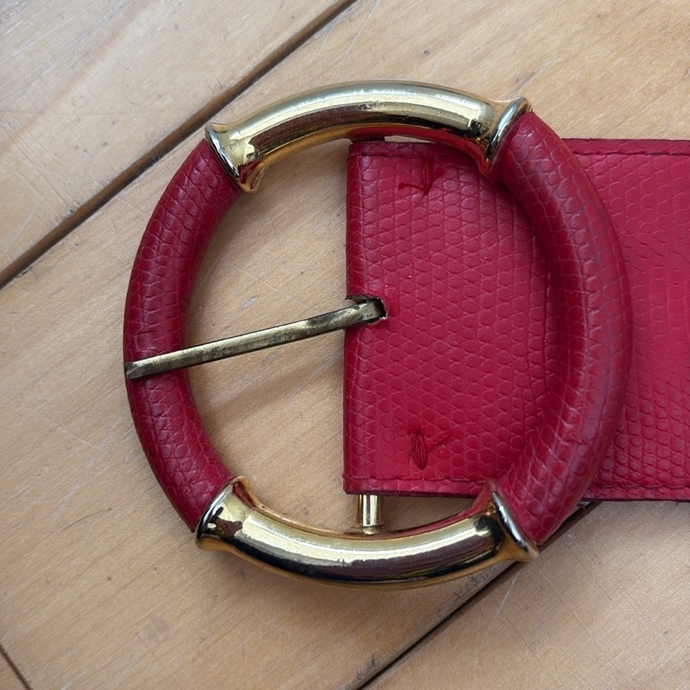 VINTAGE EMMANUEL iguana leather belt - Picture 2 of 9